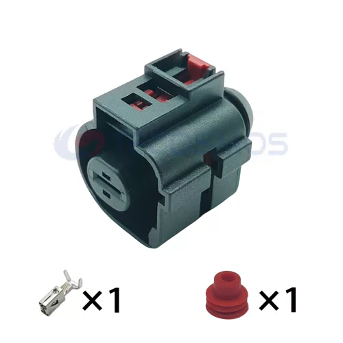 Waterproof IP66 Copper Contact ABS/Nylon Housing 1-Pin Female Starter Starting Motor Plug for Automotive 1K0973751 - image 3